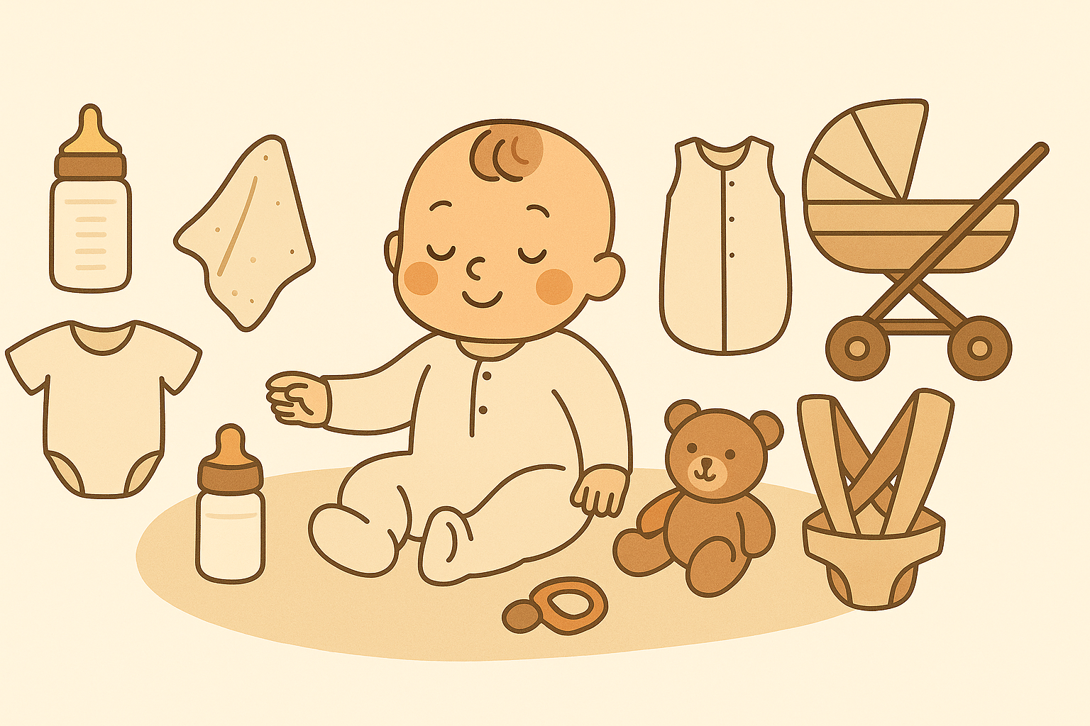 Babyproducten voor de eerste 6 maanden: onmisbare babyspullen voor een zorgeloze start