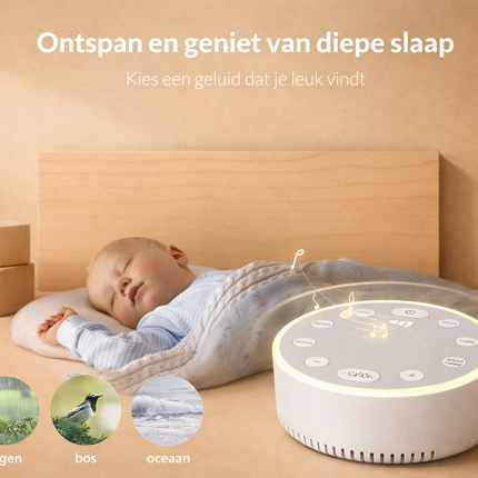 White noise - rustgevend geluid voor betere slaap