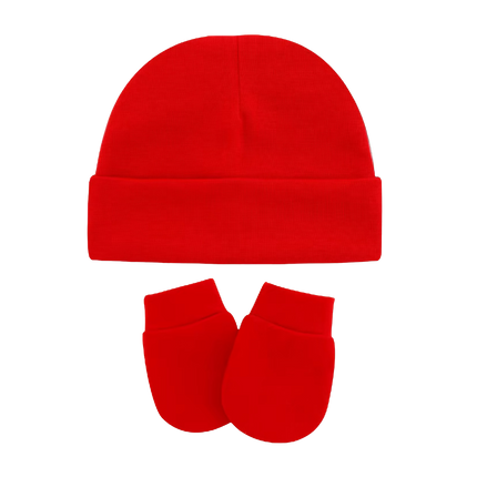 Babymuts met krabwantjes (set)
