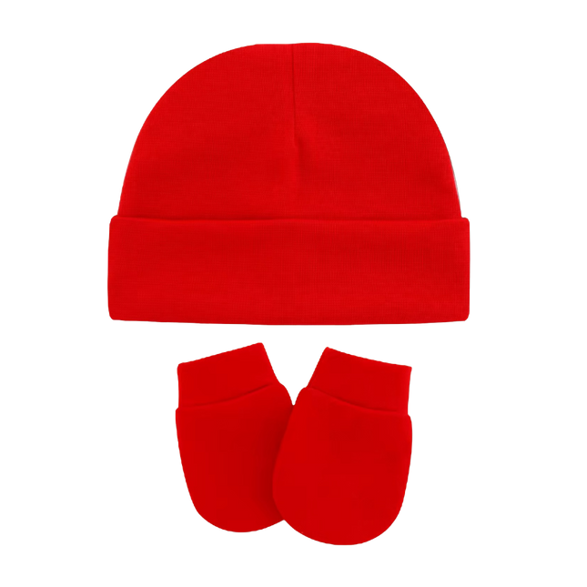 Babymuts met krabwantjes (set)