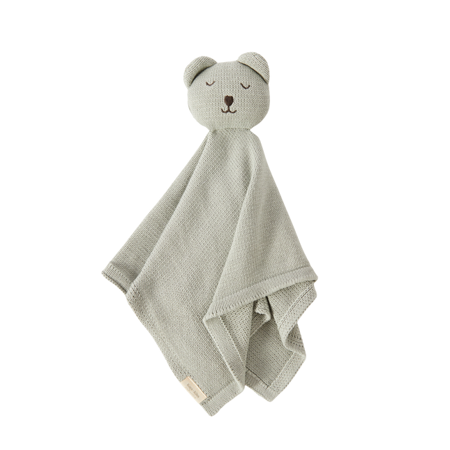 Zacht gebreide knuffeldoekje - handgemaakt